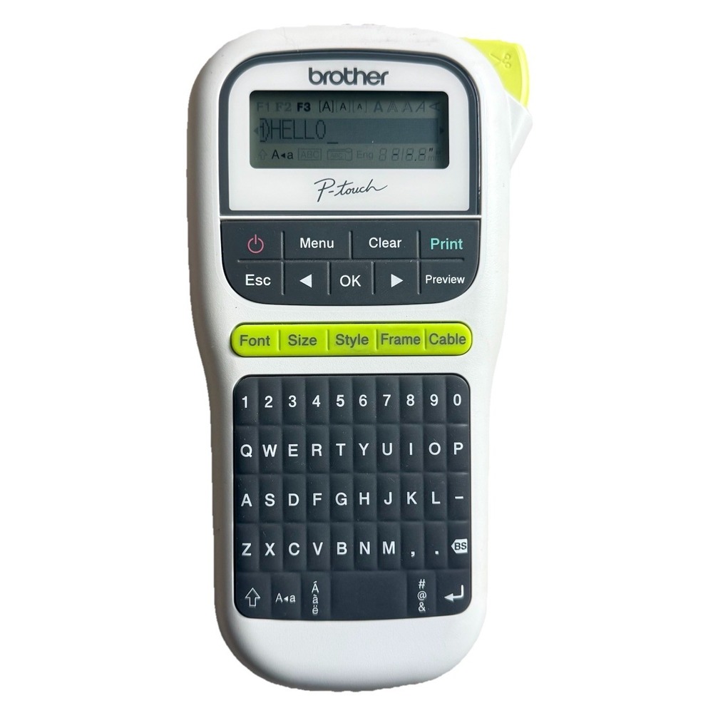 Brother P-Touch PT-H110 Portable Handheld Label Maker - Tested & Working